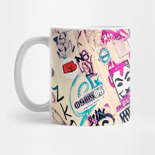 Urban Sticker NYC Graffiti Tag Mug